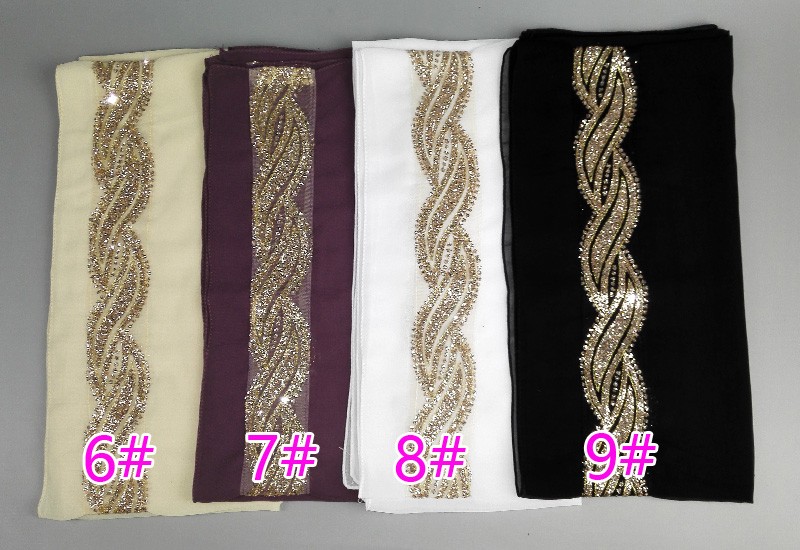 Female-solid-color-GLITTER-flower-chiffon-silk-popular-shawls-muffler-headband-hijab-summer-muslim-s-32699025621
