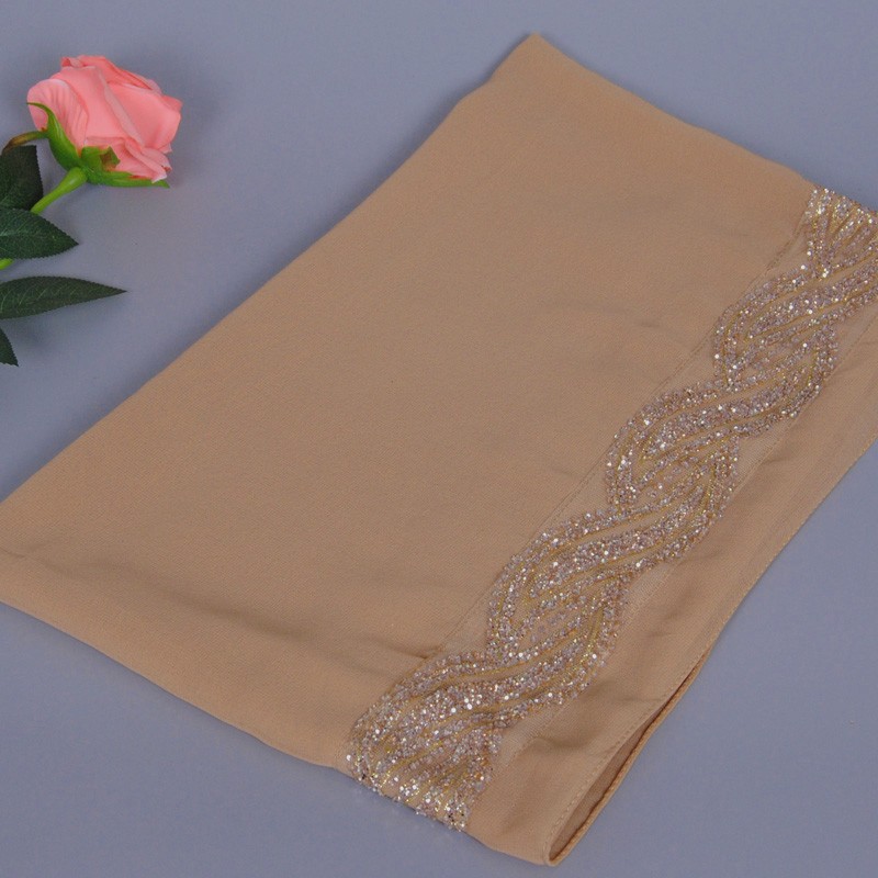 Female-solid-color-GLITTER-flower-chiffon-silk-popular-shawls-muffler-headband-hijab-summer-muslim-s-32699025621