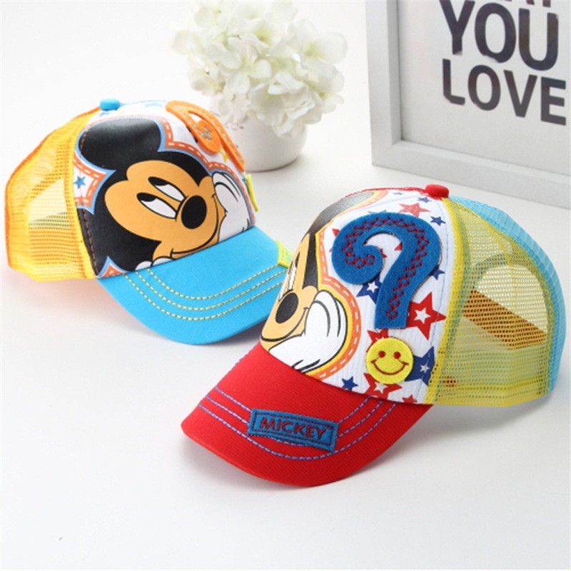 Fit-2-8-Years-Baseball-Caps-For-Kids-Mouse-Mesh-Cartoon-Hip-Hop-Boys-Girls-Caps-Summer-Sun-Hat-Child-32658444970