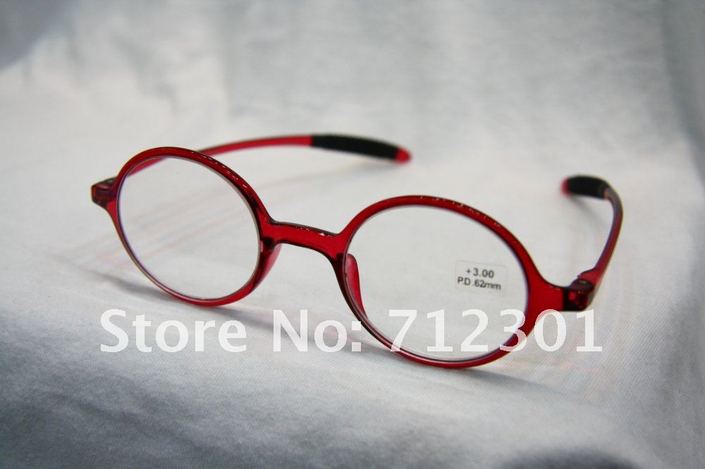Flexible-TR90-Retro-Reading-Glasses-Women-Men-Round-Frame-Unbreakable-Pocket-Reader-Geek-NERD-Hypero-32234950489