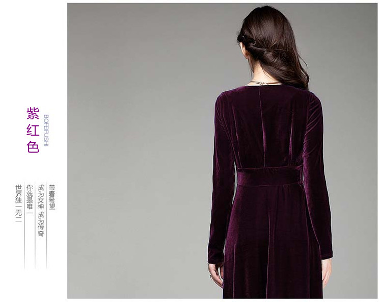 Free-Shipping-New-Fashion-Plus-Size-S-3XL-Stretch-Velour-Dresses-For-Women-Long-Maxi-One-piece-Dress-32531676259