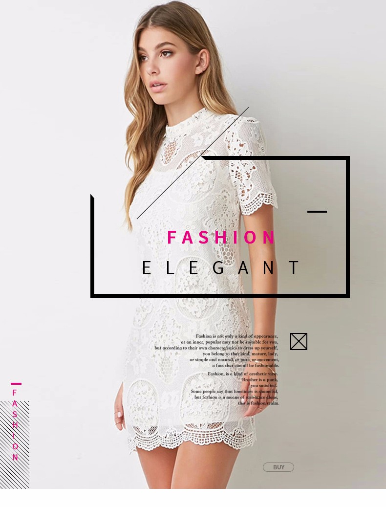 HDY-Haoduoyi-Womens-Fashion-White-Lace-embroidery-Short-sleevd-Dress-Slim-retro-Lady-Party-dresses-V-32789305603