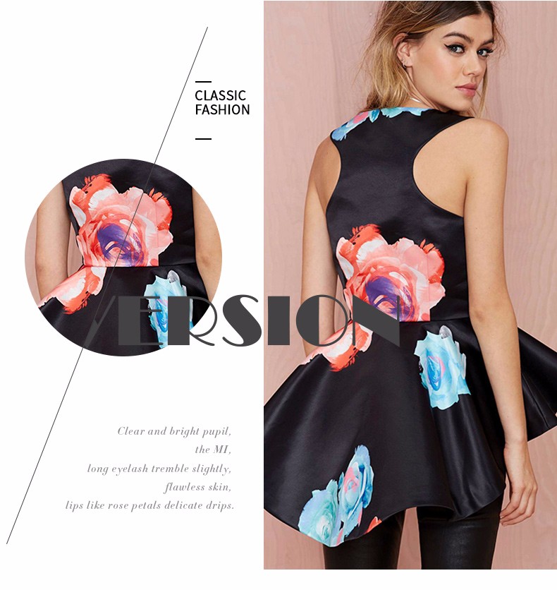 HDY-Haoduoyi-elegant-flower-print-tank-slim-tank-ruffles-women-tank-Top-Women-Sleeveless-Party-Tops--32279807011