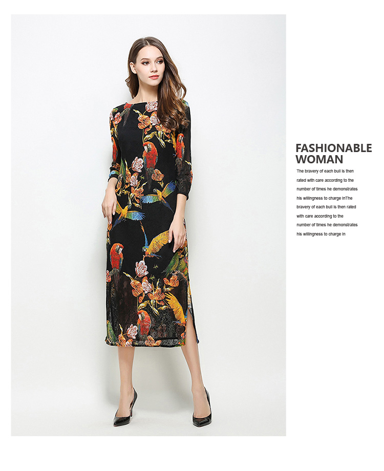 HIGH-QUALITY-New-Fashion-2017-Runway-Dress-Women39s--Luxury-Floral-Lace-Dress-32791758878