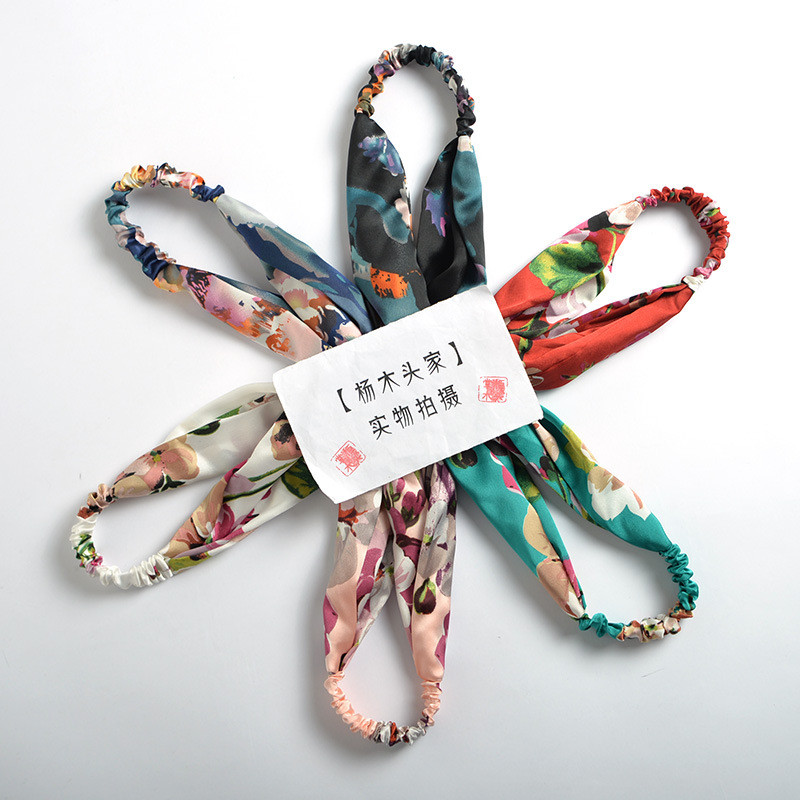 Hair-Accesorries-Headbands-for-Women-Baby-Head-band-Girl-Hairbands-Floral-Print-Silk-Satin-fabric-Ha-32652675092