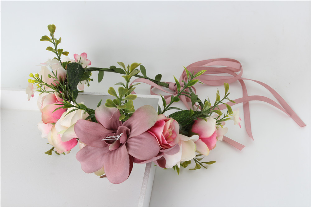 Handmade-rose-Flower-crown-Garland-Halo-for-Wedding-Travel-Festivals-Girl-flower-wreath-Headpiece-De-32652282045