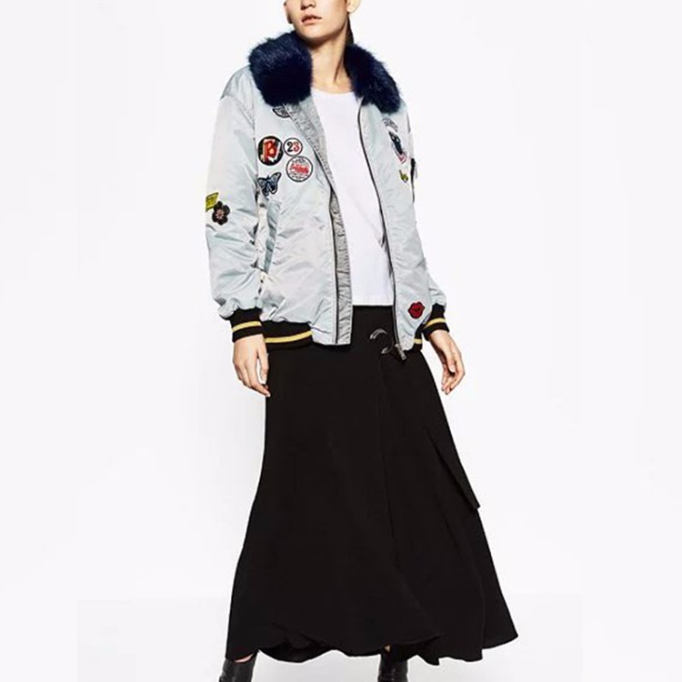 Heyouthoney-Military-Army-green-embroidered-bomber-jacket-Fake-fur-Collar-cotton-patch-femme-spring--32779709967