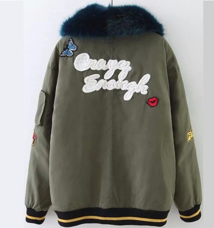 Heyouthoney-Military-Army-green-embroidered-bomber-jacket-Fake-fur-Collar-cotton-patch-femme-spring--32779709967