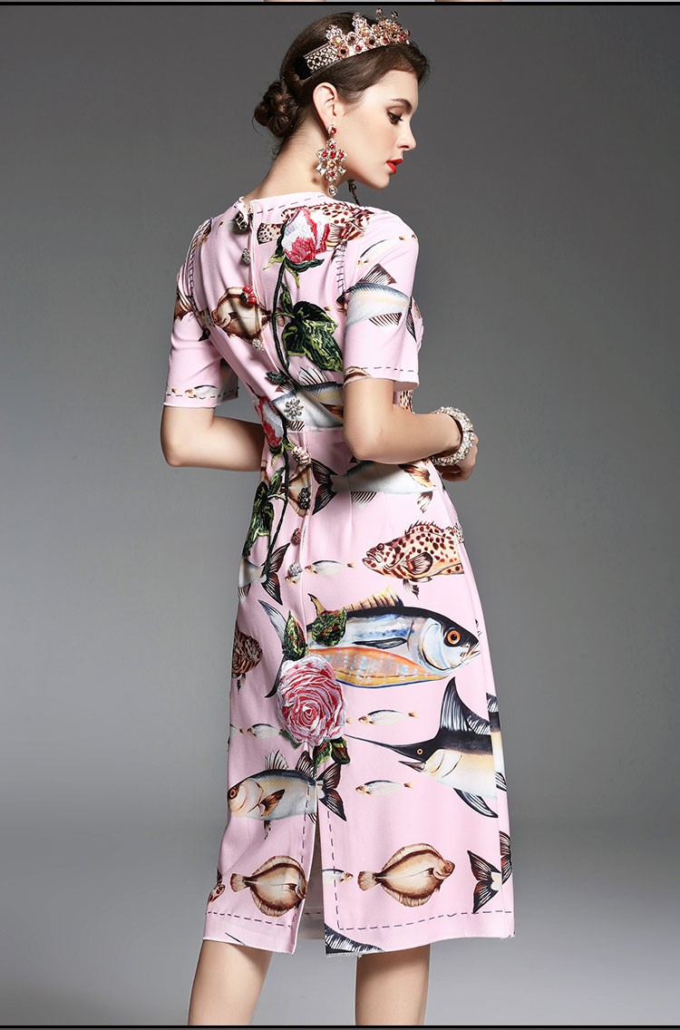 High-Quality-New-2017-Spring-Summer-Designer-Runway-Dress-Women-elegant-Mid-Calf-Length-Floral-Embro-32757784396