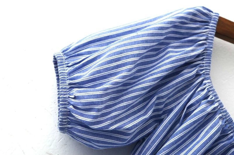 High-Quality-Vintage-Lady-Striped-Print-Short-Sleeve-Dress-New-Fashion-Elegant-off-shoulder-Slash-Ne-32660360363