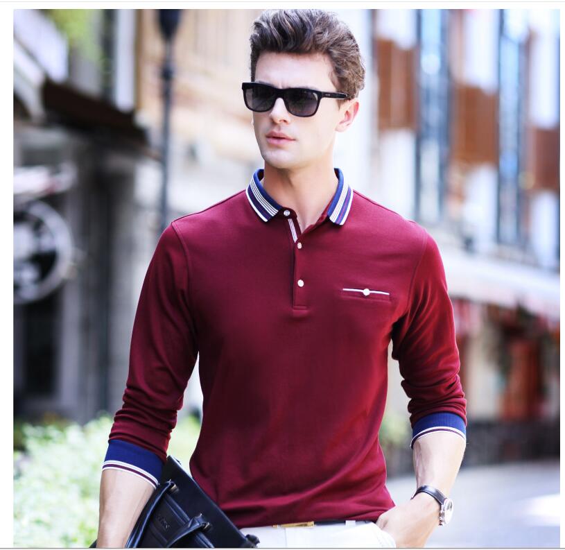 High-quality--spring--autumn-Men39s-polo-shirt-busines-casual-solid-polo-shirt-brand--men39s-Long-sl-32404866888