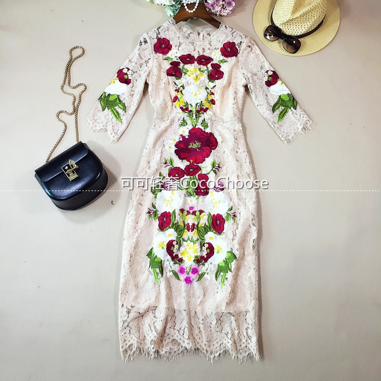 High-quality-New-2017-spring-summer-runway-brand-fashion-women-sexy-lace-dress-floral-rose-embroider-32659996466