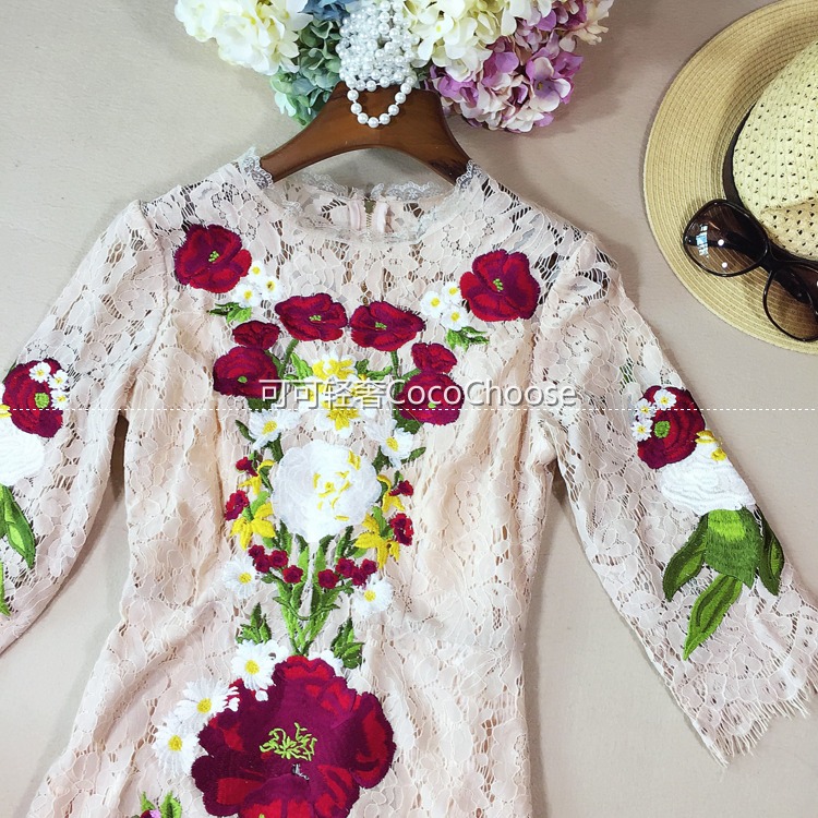 High-quality-New-2017-spring-summer-runway-brand-fashion-women-sexy-lace-dress-floral-rose-embroider-32659996466