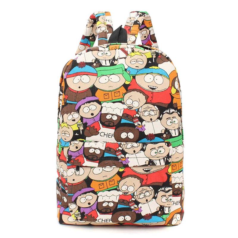 Hippie-Canvas-Backpacks-Student-School-Bag-Graffiti-Backpack-Cartoon-Print-Rucksack-Travel-Pack-Lapt-32703302543