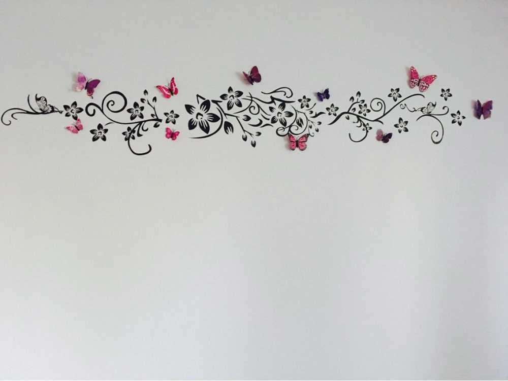 Hot-DIY-Wall-Art-Decal-Decoration-Fashion-Romantic-Flower-Wall-Sticker-Wall-Stickers-Home-Decor-3D-W-32427733693