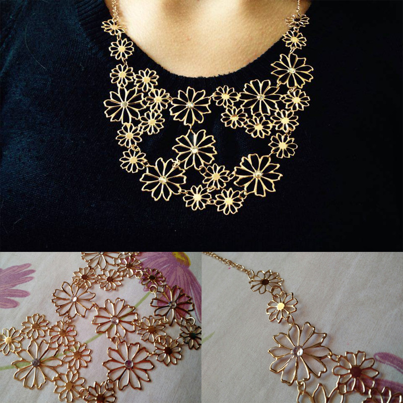 Hot-sale-Brand-Design-western-style-Multilayer-Pendants-Rhinestone-gold-color-hollow-flowers-necklac-32268659327
