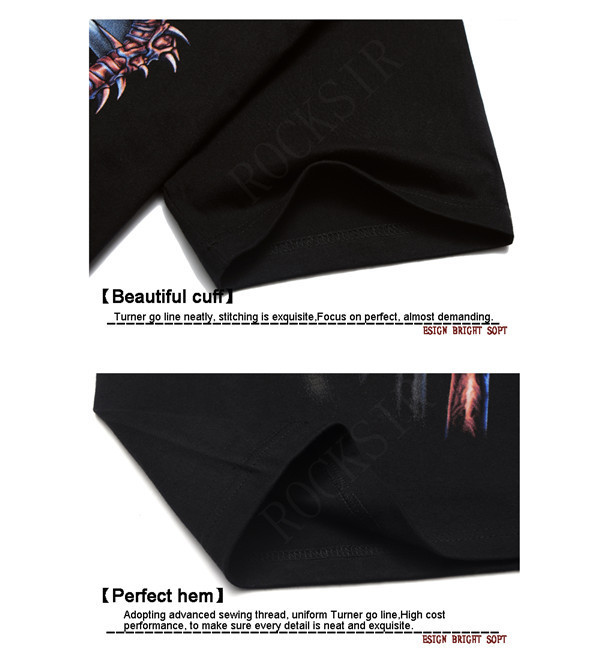 Iron-maiden-AC-DC-Metallica-The-Beatles-Nirvana-Guns-N-Roses-Rock-Black-Printed-Men39s-Men-T-Shirt-T-32260440305