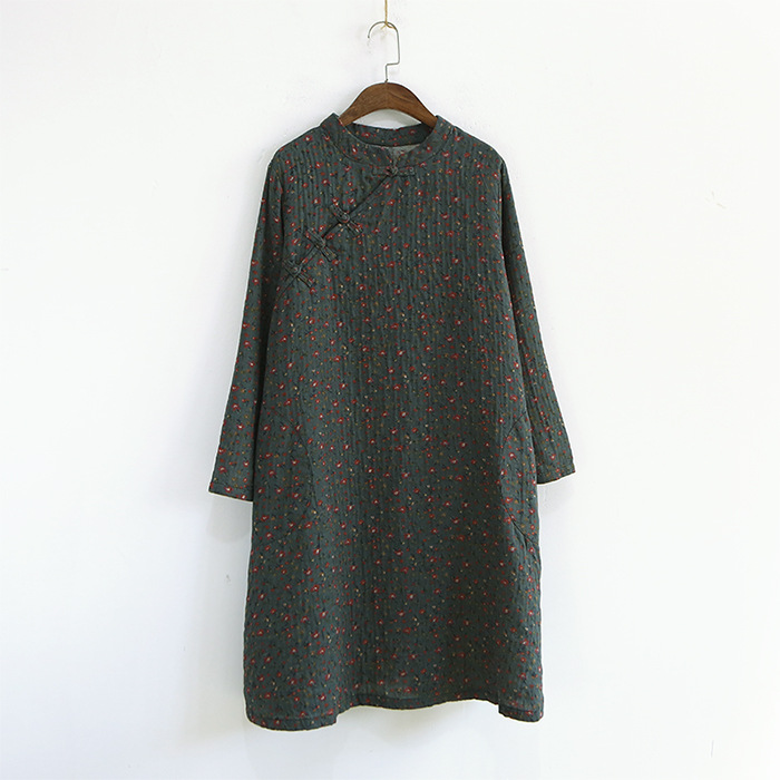 Johnature-Women-Print-Floral-Cotton-Linen-Dress-Button-2017-Spring-New-Long-Sleeve-Chinese-Style-Sta-32794488317