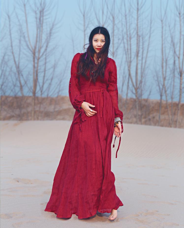 Johnature-Women-Red-Dress-Maxi-Robe-Plus-Size-2017-Summer-Nation-Style-Loose-Red-Dandage-Dress-Cotto-32704708881