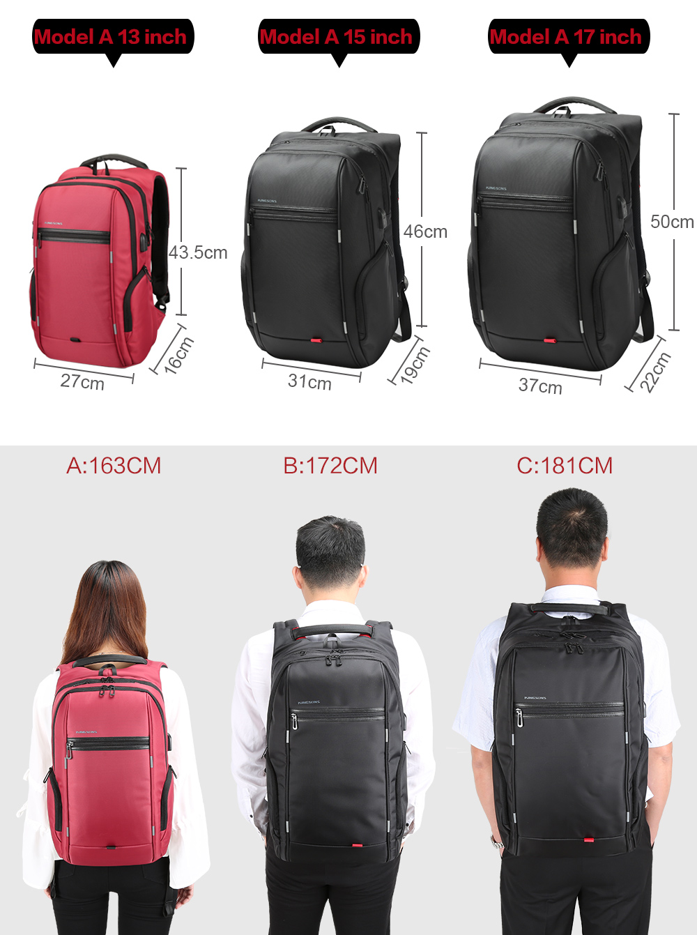 Kingsons-Brand-1563939-Men-Laptop-Backpack-External-USB-Charge-Antitheft--Computer-Backpacks-Male-Wa-32697321219