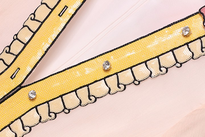 LD-LINDA-DELLA-High-Quality-Ruwnay-Designer-Summer-Dress-Women39s-Long-Sleeve-Tiered-Gradient-color--32623682769