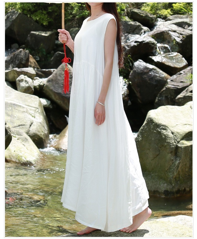 LZJN-White-Tank-Dress-Cotton-Linen-Casual-Sundress-Mori-Girl-Maxi-Dresses-Large-Size-Robe-Femme-2018-32673116376