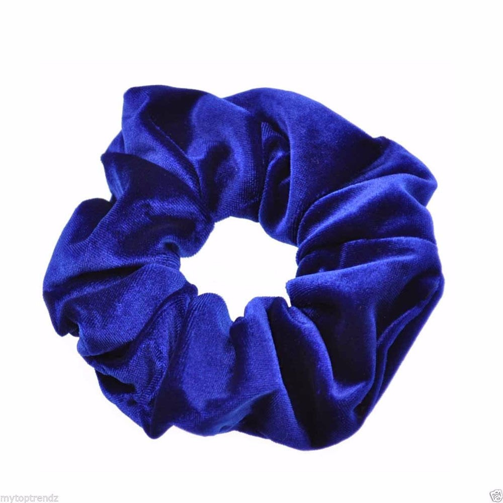 Luxurious-Soft-Feel-Velvet--Hair-Scrunchie-Ponytail-Donut-Grip-Loop-Holder-Stretchy-Hair-band-32699948493