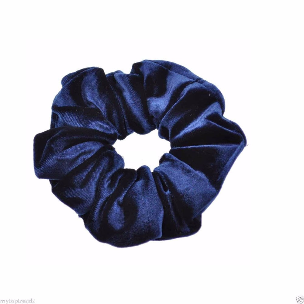 Luxurious-Soft-Feel-Velvet--Hair-Scrunchie-Ponytail-Donut-Grip-Loop-Holder-Stretchy-Hair-band-32699948493
