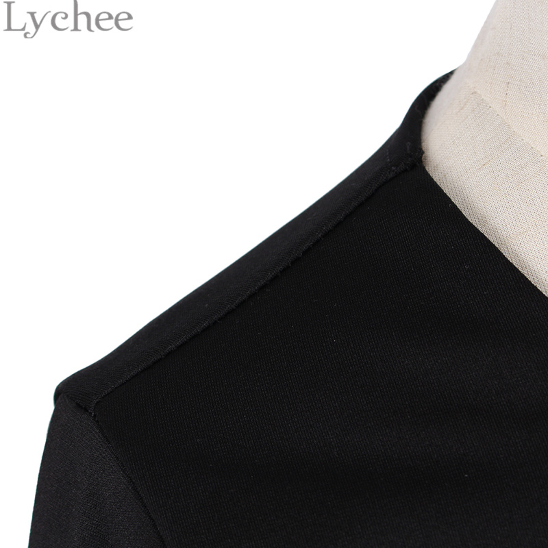 Lychee-Harajuku-Punk-Gothic-Women-Dress-V-Neck-Flare-Sleeve-Lace-Up-Dress-Casual-Party-Mini-Dress-32790539144