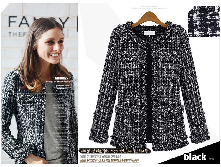 Makuluya-Autum-winter-women-brands-black-and-White-Plaid-Woolen-Coat--female-Cute-Elegant-jacket--DW-32708599780