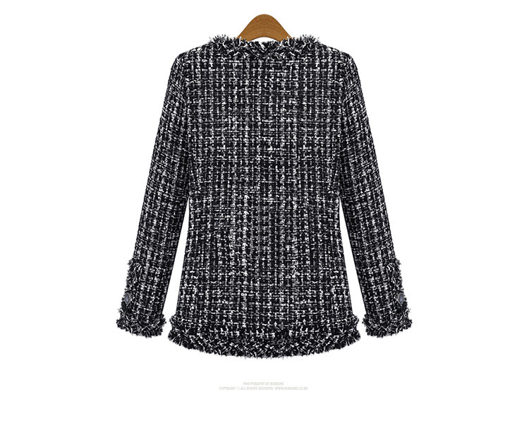 Makuluya-Autum-winter-women-brands-black-and-White-Plaid-Woolen-Coat--female-Cute-Elegant-jacket--DW-32708599780