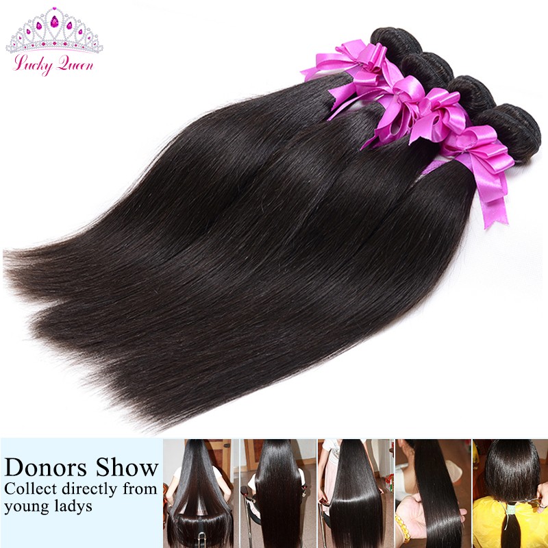 Malaysian-Virgin-Hair-Straight-4-Bundels-Malaysian-Straight--Virgin-Hair-Unprocessed-Human-Hair-100--32655506975