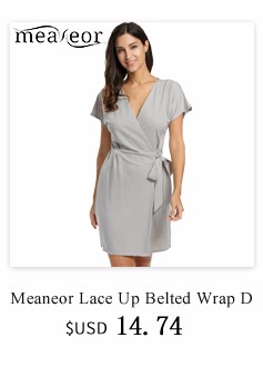 Meaneor-Women-Casual-Dress-V-Neck-Short-Sleeve-Solid-Bodycon-Back-Zipper-Vestidos-Irregular-Length-S-32676819529