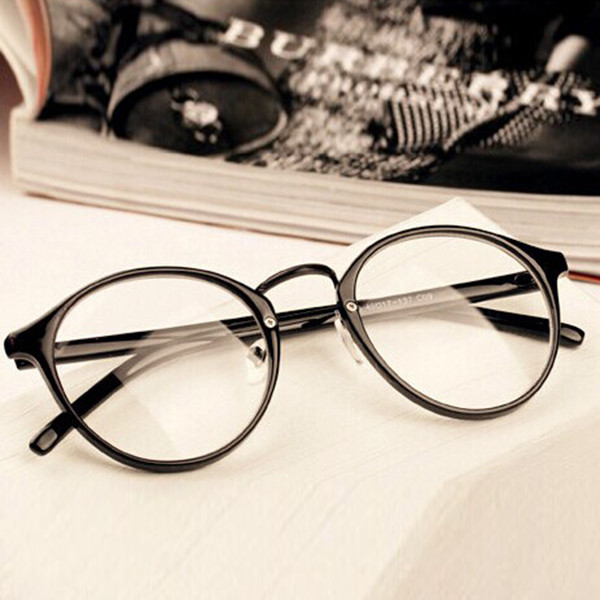 Men-Women-Nerd-Glasses-Clear-Lens-Eyewear-Unisex-Retro-Eyeglasses-Spectacles-32346447795
