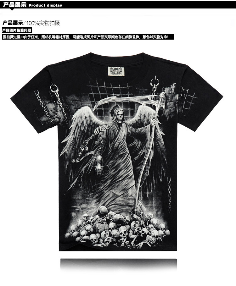 Men-bone-New-Fashion-Crime-is-the-angel-of-death-came-men-wild-T-shirt-Grim-Reaper-Punisher-Black-Pr-32309692043