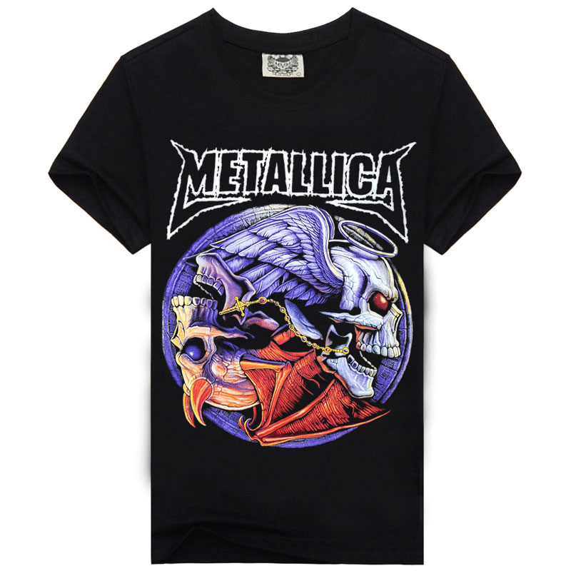 Mens-Black-T-shirts-2017-Casual-Tee-Shirt-Men-M-XXXL-Metallica-Metal-Rock-Band-T-shirts-Men-In-5-Sty-32412592489