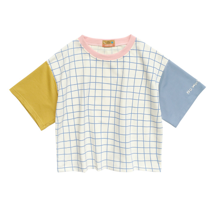 Merry-Pretty-New-Summer-Women-Letter-Embroidery-Plaid-t-shirt-Fashion-Patchwork-Design-T-shirts-Shor-32795144330