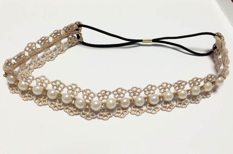 Metting-Joura-Bohemian-Cream-Lace-Flower-Pearl-Crystal-Rhinestone-Headband-Hairdband-Hair-Accessorie-32356262924