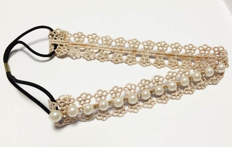 Metting-Joura-Bohemian-Cream-Lace-Flower-Pearl-Crystal-Rhinestone-Headband-Hairdband-Hair-Accessorie-32356262924
