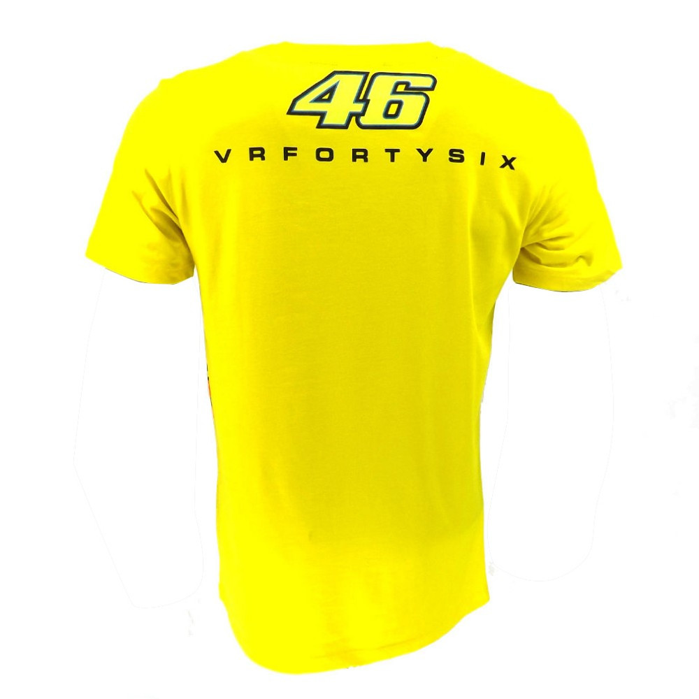 Moto-GP-Valentino-Rossi-VR46-Yellow-46-The-Doctor-T-Shirt-Racing-Sport-Motor-T-shirt-32686497037