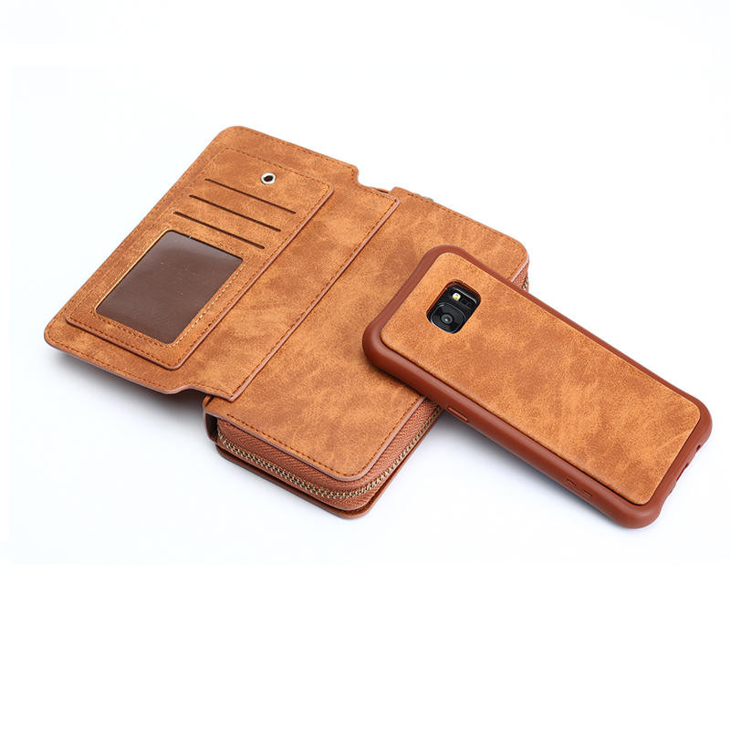 Multifunction-Wallet-Leather-Case-For-Samsung-S4-S5-S6-S7-EDGE-S8-NOTE4-NOTE5-Zipper-Purse-Pouch-Pho-32684497220