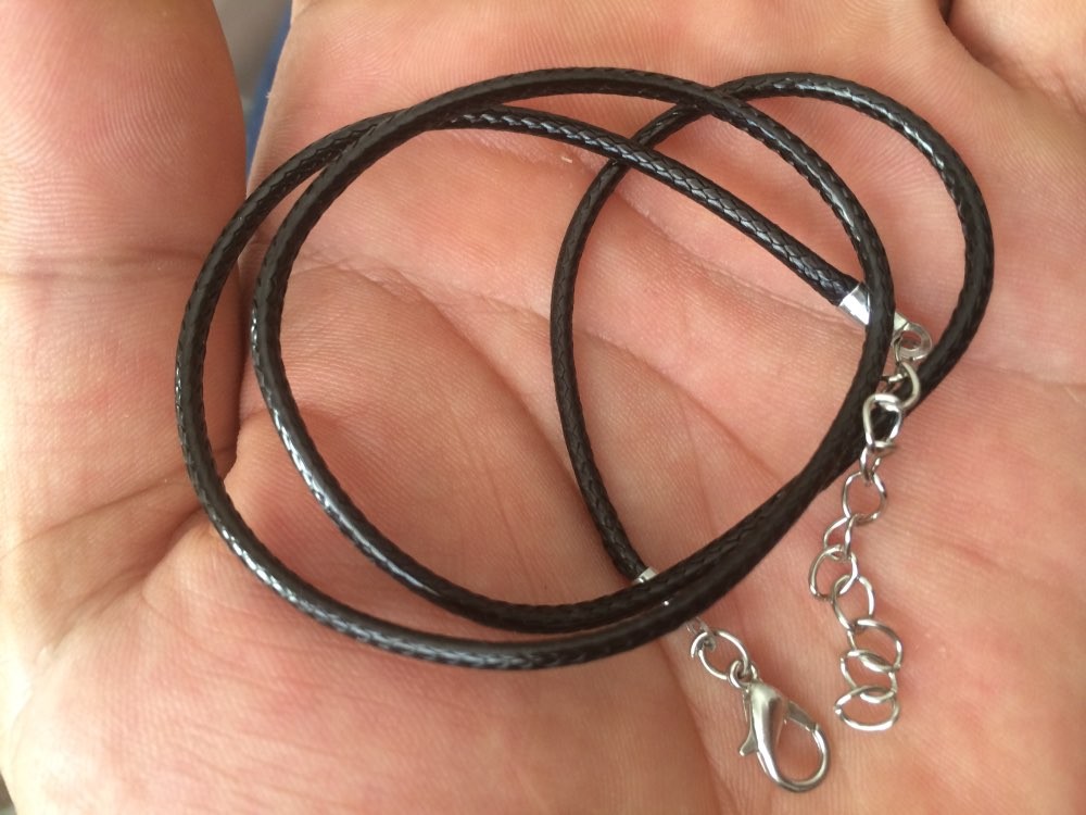 N697-Twisted-Braided-Rope-2mm-Black-PU-Leather-Cord-Chain-Necklace-Silver-Clasp-String-Ropes-Men-Wom-32660833162
