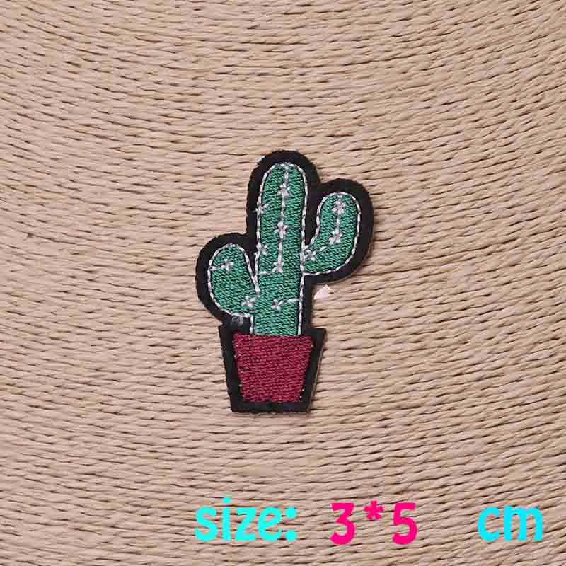 NEW-1PC-beautiful-plant-Cactus-flower-Iron-On-Embroidered-Patch-For-Cloth-Cartoon-Badge-patch-Garmen-32680654011