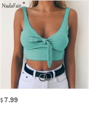 Nadafair-Long-Sleeve-Laced-Up-Criss-Cross-Short-T-Shirt-White-Black-Grey-Khaki-Casual-Women-Crop-Top-32800383704