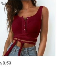 Nadafair-Long-Sleeve-Laced-Up-Criss-Cross-Short-T-Shirt-White-Black-Grey-Khaki-Casual-Women-Crop-Top-32800383704