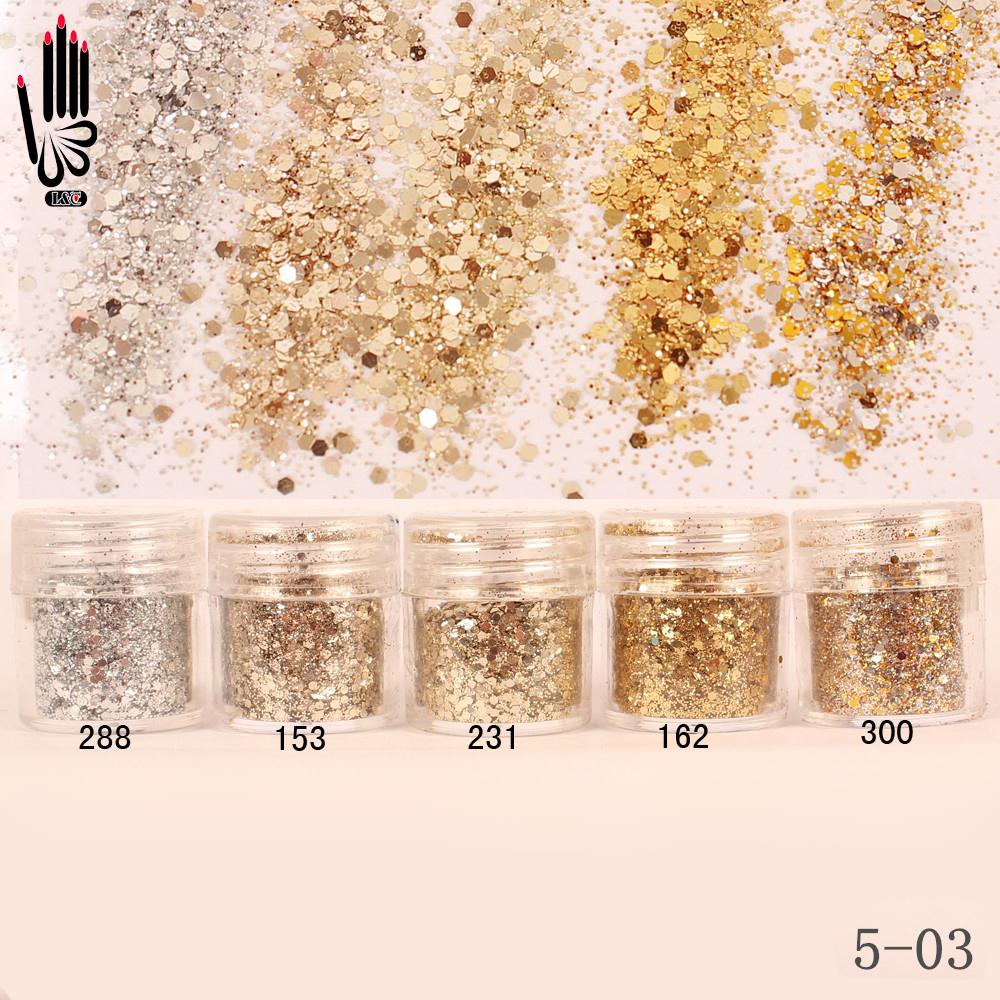 Nail-1-JarBox-10ml-Champagne-Silver-Gold-Mix-Nail-Glitter-Powder-Sequins-Powder-For-Gel-Nail-Art-Dec-32659932037
