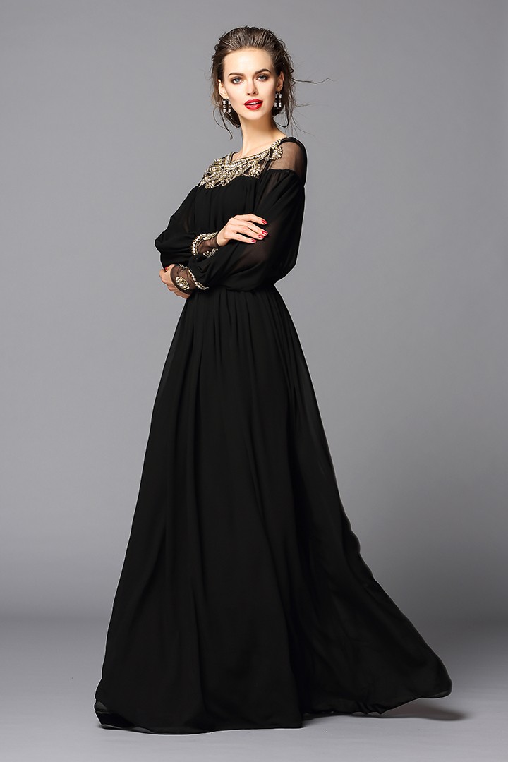 New-2015-Black-Dress-Sexy-Fashion-Women-Luxury-Beading-Diamonds-Floor-Length-Maxi-Long-Party-Dresses-32531639124