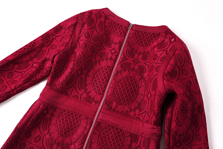 New-2015-autumn-winter-fashion-women-luxury-sexy-black-red-lace-dress-a-line-hollow-out-mesh-elegant-32522589131