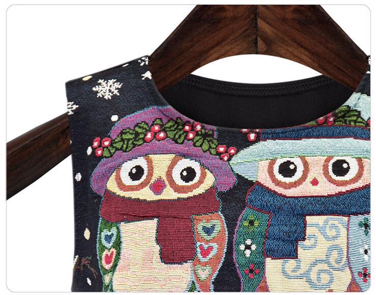 New-2016-Autumn-Winter-Fashion-Women-Two-piece-Dress-Printing-Retro-Jacquard-Slim-Vest-Lapel--Long-s-1698716248