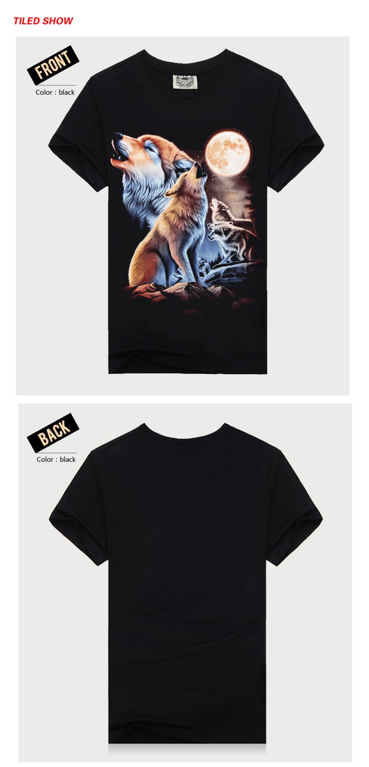 New-2016-Fashion-Europe-Style-Men-T-shirt-Print-Wolf-Short-Sleeved-Casual-Brand-Tops-Tees-Plus-Size--32240291293
